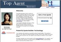 Insurance Agency Website Builder 1.5 screenshot. Click to enlarge!
