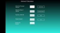 Interest Calc Machine for Windows 8 1.0.0.3 screenshot. Click to enlarge!