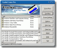 Internet Eraser Pro 2.0 screenshot. Click to enlarge!
