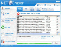Internet Eraser Software 1.4 screenshot. Click to enlarge!