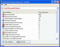 Internet Password Recovery Toolbox 2.1 screenshot. Click to enlarge!