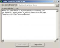 J2ME Server 1.0 screenshot. Click to enlarge!
