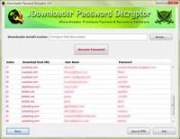 JDownloader Password Decryptor Portable 2.0 screenshot. Click to enlarge!
