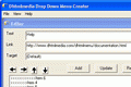 JavaScript Drop Down Menu Creator 4.0 screenshot. Click to enlarge!
