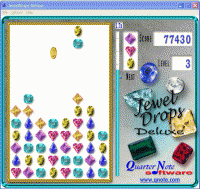 JewelDrops Deluxe 1.0 screenshot. Click to enlarge!