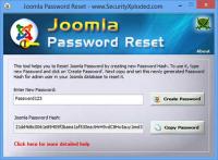 Joomla Password Reset Portable 2.0 screenshot. Click to enlarge!