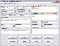 Judicial Offense Tracker 2.1.1 screenshot. Click to enlarge!