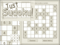Just Sudoku 1.0 screenshot. Click to enlarge!