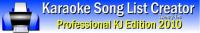 Karaoke Song List Creator Free Edition 2012 screenshot. Click to enlarge!