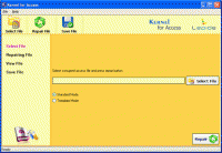 Kernel Access - Corrupt Database Repair 11.02.01 screenshot. Click to enlarge!