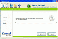 Kernel Excel - Repair Corrupted Excel Documents 10.10.01 screenshot. Click to enlarge!