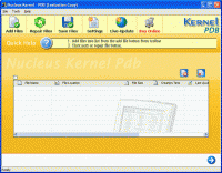 Kernel Palm PDB - File Repair Software 4.03 screenshot. Click to enlarge!