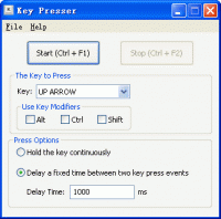 Key Presser 2.1.7.8 screenshot. Click to enlarge!