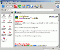 KidSplorer Web Browser 4.0.3 screenshot. Click to enlarge!