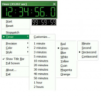 LYZ Stopwatch & Timer 1.8.1.1 screenshot. Click to enlarge!