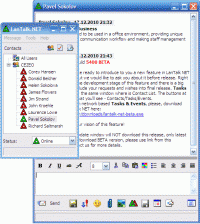 LanTalk.NET 3.6.5483 screenshot. Click to enlarge!
