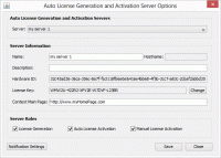 License4J Auto License Generation and Activation Server 1.6.2 screenshot. Click to enlarge!
