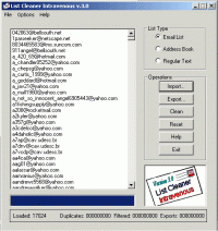 List Cleaner Intravenous 3.01 screenshot. Click to enlarge!