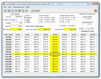 LoanSpread Loan Calculator 4.9.1 screenshot. Click to enlarge!