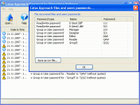 Lotus Approach Password 1.4 screenshot. Click to enlarge!