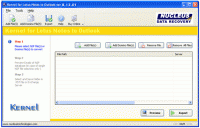 Lotus Notes to Outlook Conversion 8.12.01 screenshot. Click to enlarge!
