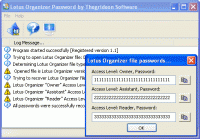 Lotus Organizer Password 1.3 screenshot. Click to enlarge!