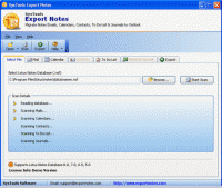 Lotus to Outlook 8.2 screenshot. Click to enlarge!