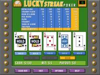 Lucky Streak Poker 3.0 screenshot. Click to enlarge!