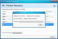 M3 Format Recovery 3.5 screenshot. Click to enlarge!
