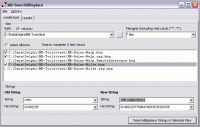 MB-Search&Replace Pro 2.0 screenshot. Click to enlarge!