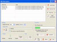 MIDI Workplace 2.3 screenshot. Click to enlarge!