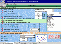 MITCalc - Multi pulley calculation 1.19 screenshot. Click to enlarge!