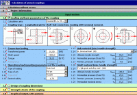 MITCalc - Pinned couplings 1.17 screenshot. Click to enlarge!