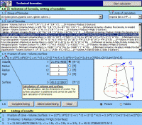 MITCalc - Technical Formulas 1.18 screenshot. Click to enlarge!
