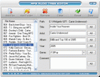 MP3 Audio Tags Editor 2.00.1 screenshot. Click to enlarge!