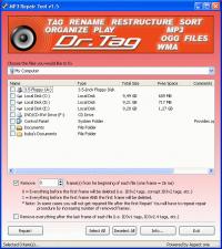 MP3 Repair Tool 1.5 screenshot. Click to enlarge!
