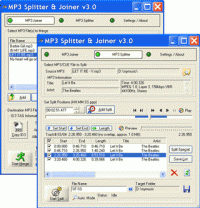 MP3 Splitter & Joiner 3.41 screenshot. Click to enlarge!