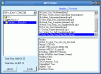 MP3 Stats 1.0 screenshot. Click to enlarge!