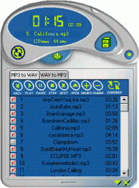 MP3 WAV Converter 4.13 screenshot. Click to enlarge!