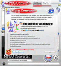 MPEG Converter 6.64 screenshot. Click to enlarge!