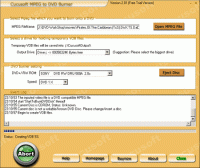 MPEG T0 DVD Burner 2011.1105 screenshot. Click to enlarge!