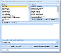 MS Access Change Case to Proper, Upper, Lower & Sentence Software 7.0 screenshot. Click to enlarge!