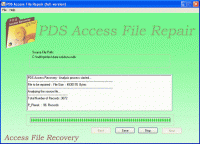 MS Access File Recovery 2.0 screenshot. Click to enlarge!