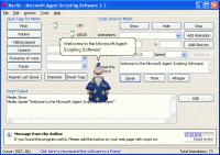 MS-Agent Scripting Software 2.3 screenshot. Click to enlarge!