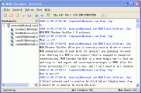 MSN Checker Sniffer 2.5.2 screenshot. Click to enlarge!