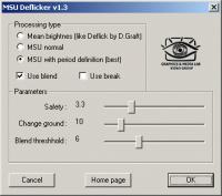 MSU Deflicker VirtualDub plugin 1.3 screenshot. Click to enlarge!