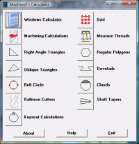 Machinist Calculator 7.10.0 screenshot. Click to enlarge!