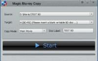Magic Blu-ray Copy 2.0.0 screenshot. Click to enlarge!