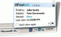 Mailinfo 3.0 screenshot. Click to enlarge!