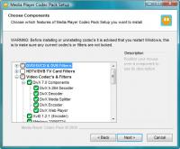 Media Player Codec Pack Lite 4.3.8 screenshot. Click to enlarge!